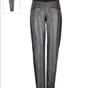 Rock & Republic Metallic Black Leggings